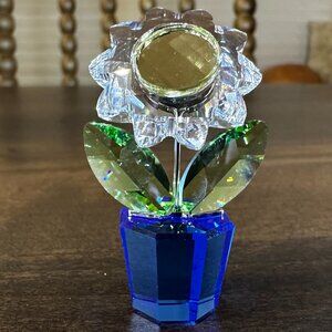 RETIRED Swarovski Crystal Memories Figurine w/Box - Happy Flowers - 9400 000 008